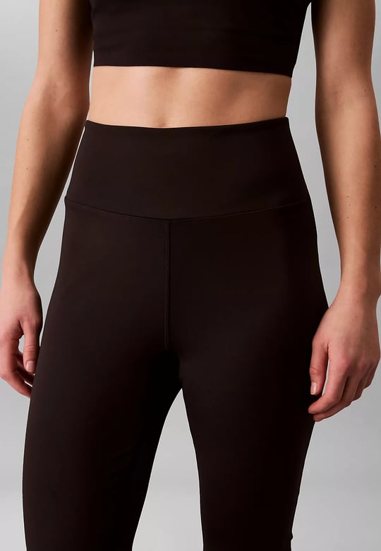 Calvin Klein Calvin Klein Kadın Beli Lastikli Dar Kesim Geniş Paçalı Siyah Tayt LVGWS6L648-UB1