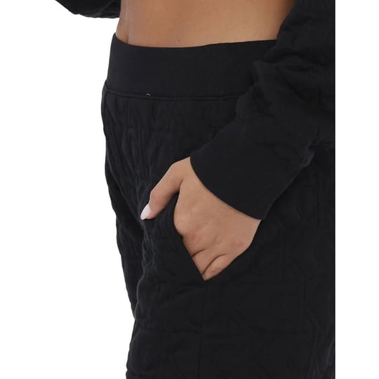 Calvin Klein Calvin Kleın Kadın Beli Lastikli Logolu Rahat Kesim Siyah Spor Eşofman Takımı 000QS7268E-UB1