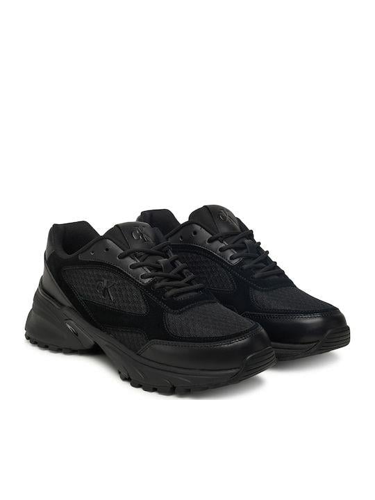 Calvin Klein Calvin Klein Kadın CK Logolu File Detaylı Yüksek ve Ekstra Konforlu Taban Siyah Sneaker YW0YW01994-0GJ