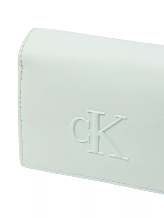 Calvin Klein Calvin Klein Kadın CK Logolu Çoklu Kart Bölmeli Mavi Cüzdan LV04F1156G-U3L