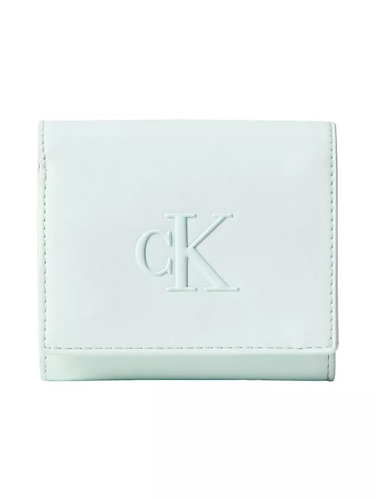 Calvin Klein Calvin Klein Kadın CK Logolu Çoklu Kart Bölmeli Mavi Cüzdan LV04F1156G-U3L
