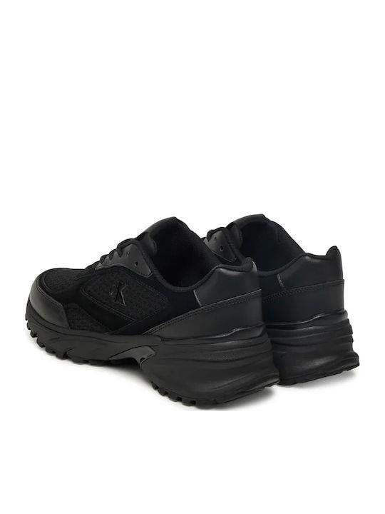 Calvin Klein Calvin Klein Kadın CK Logolu File Detaylı Yüksek ve Ekstra Konforlu Taban Siyah Sneaker YW0YW01994-0GJ
