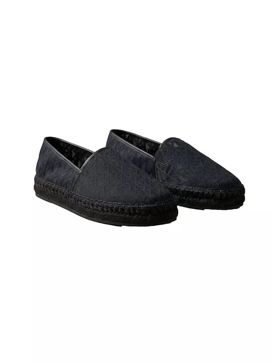 Calvin Klein Calvin Klein Kadın Dikiş Detaylı Düşük Bilekli Kanvas Siyah Espadril HW0HW03032-0GJ