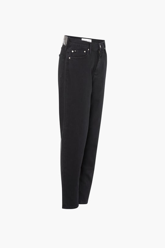 Calvin Klein Calvin Kleın Kadın Dokuma Kumaş  Normal Bel  Düz Model Siyah Jeans J20J221659-1BY