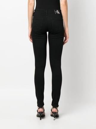 Calvin Klein Calvin Kleın Kadın Dokuma Kumaş  Normal Bel  Düz Model Siyah Jeans J20J221582-1BY