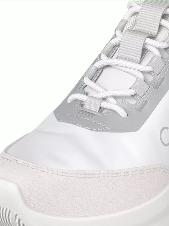 Calvin Klein Calvin Klein Kadın Düşük Bilekli Rahat Taban Logo İmzalı Süet Detaylı Beyaz1 Sneaker HW0HW03293-061