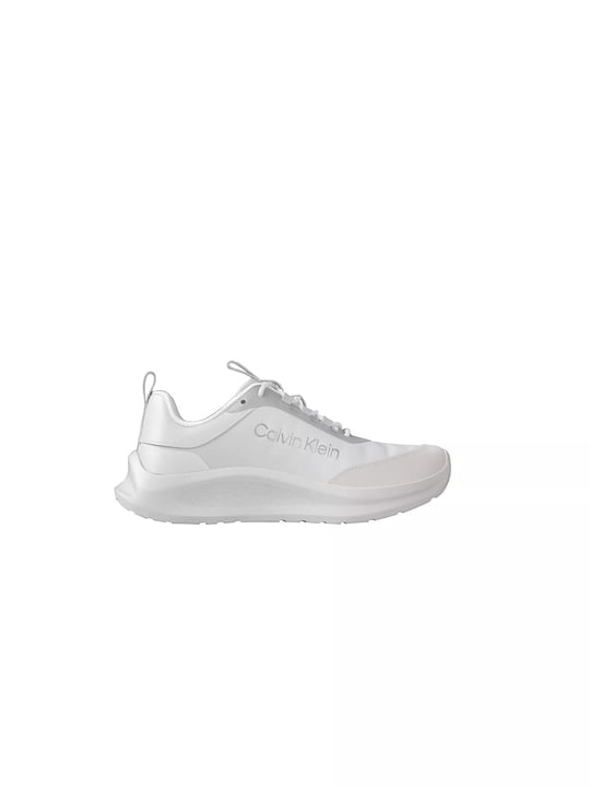 Calvin Klein Calvin Klein Kadın Düşük Bilekli Rahat Taban Logo İmzalı Süet Detaylı Beyaz1 Sneaker HW0HW03293-061