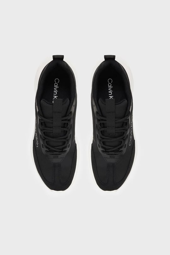 Calvin Klein Calvin Klein Kadın Düşük Bilekli Rahat Taban Logo İmzalı Süet Detaylı Siyah1 Sneaker HW0HW03293-BEH