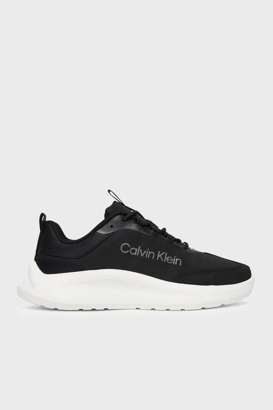 Calvin Klein Calvin Klein Kadın Düşük Bilekli Rahat Taban Logo İmzalı Süet Detaylı Siyah1 Sneaker HW0HW03293-BEH