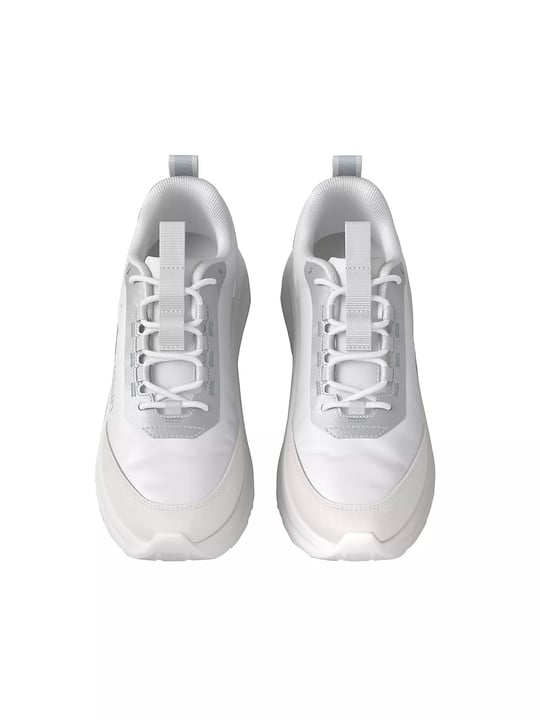Calvin Klein Calvin Klein Kadın Düşük Bilekli Rahat Taban Logo İmzalı Süet Detaylı Beyaz1 Sneaker HW0HW03293-061