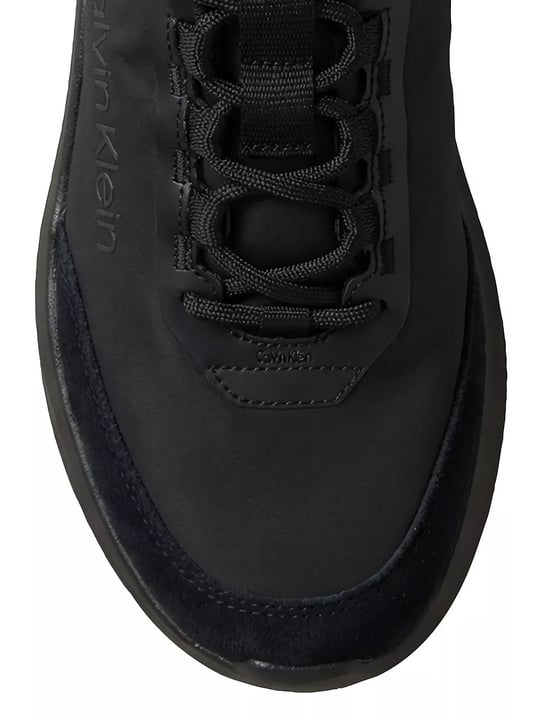 Calvin Klein Calvin Klein Kadın Düşük Bilekli Rahat Taban Logo İmzalı Süet Detaylı Siyah Sneaker HW0HW03293-0GJ