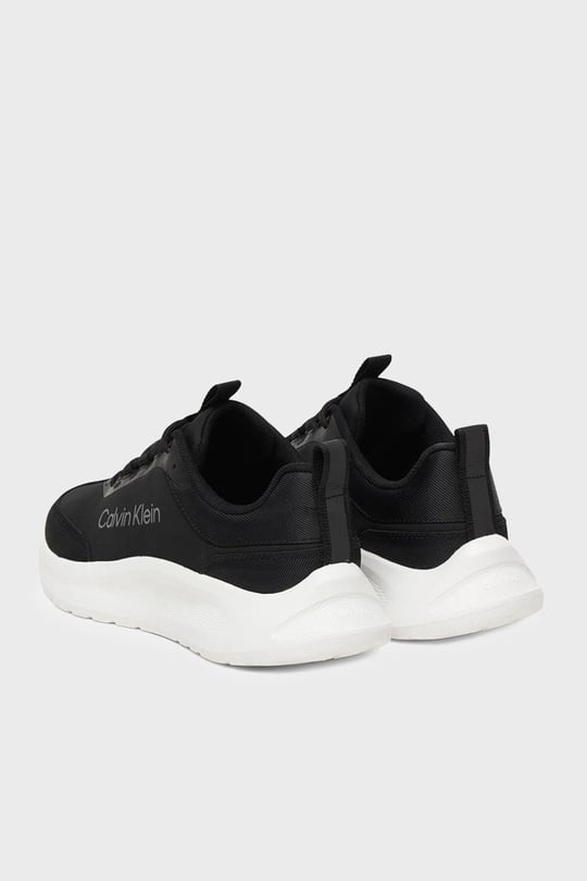Calvin Klein Calvin Klein Kadın Düşük Bilekli Rahat Taban Logo İmzalı Süet Detaylı Siyah1 Sneaker HW0HW03293-BEH