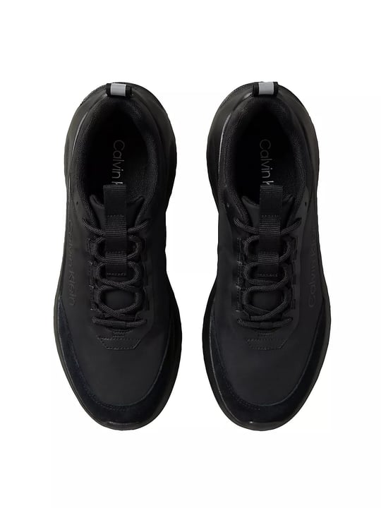 Calvin Klein Calvin Klein Kadın Düşük Bilekli Rahat Taban Logo İmzalı Süet Detaylı Siyah Sneaker HW0HW03293-0GJ