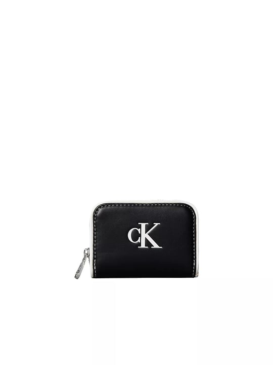 Calvin Klein Calvin Klein Kadın Fermuar İç Cepli Ekstra Kart Bölmeli Deri Siyah Cüzdan LV04F1143G-UB1