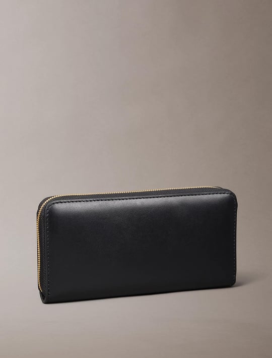 Calvin Klein Calvin Klein Kadın Fermuar Kapama Deri Nakit Ve Kart Bölmeli Siyah Cüzdan LV04F1093G-UB1