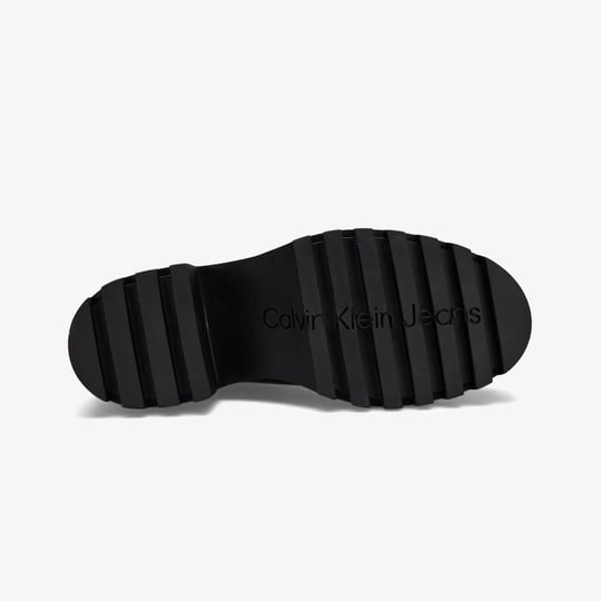 Calvin Klein Calvin Klein Kadın Kalın Topuklu %100 Deri Rahat Taban Siyah Bot & Bootie YW0YW01547-0GJ