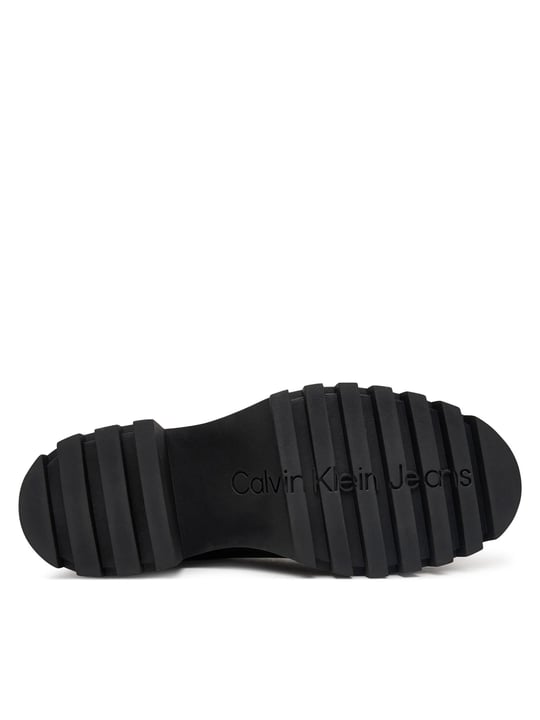 Calvin Klein Calvin Klein Kadın Kalın Topuklu %100 Deri Rahat Taban Kahverengi Bot & Bootie YW0YW01547-BAM