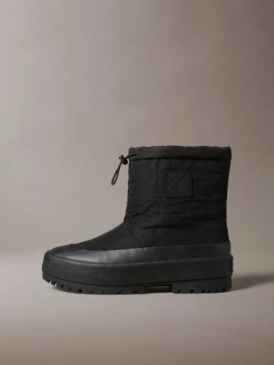 Calvin Klein Calvin Klein Kadın Kalın Platform Tabanlı Kar Siyah Bot & Bootie HW0HW03437-0GJ