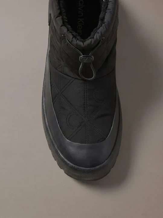 Calvin Klein Calvin Klein Kadın Kalın Platform Tabanlı Kar Siyah Bot & Bootie HW0HW03437-0GJ