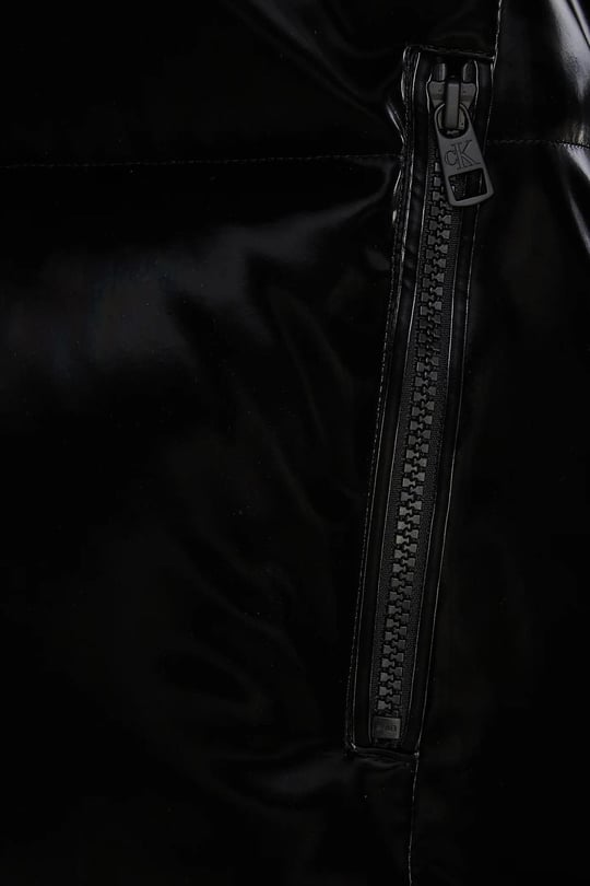 Calvin Klein Calvin Kleın Kadın Kapüşonlu Fermuar Kapamalı Cepli Uzun Kol Siyah Ceket J20J222173-BEH