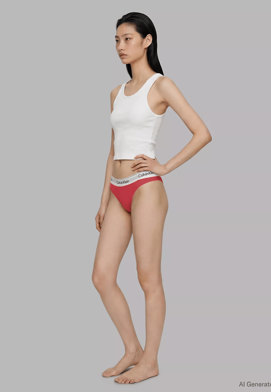 Calvin Klein Calvin Klein Kadın Lastikli Bel Marka Logolu Pembe Boxer LV00QF8834-3Y1