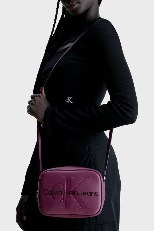 Calvin Klein Calvin Kleın Kadın Logo Ayarlanabilir Askılı Mor Çanta K60K610275-VAC