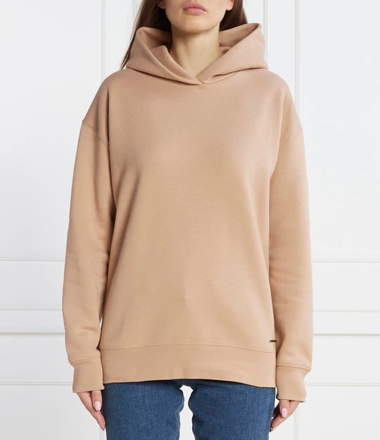 Calvin Klein Calvin Kleın Kadın Marka Logolu Pamuklu Normal Kalıp Günlük Gri Sweatshirt K20K206964-PAW