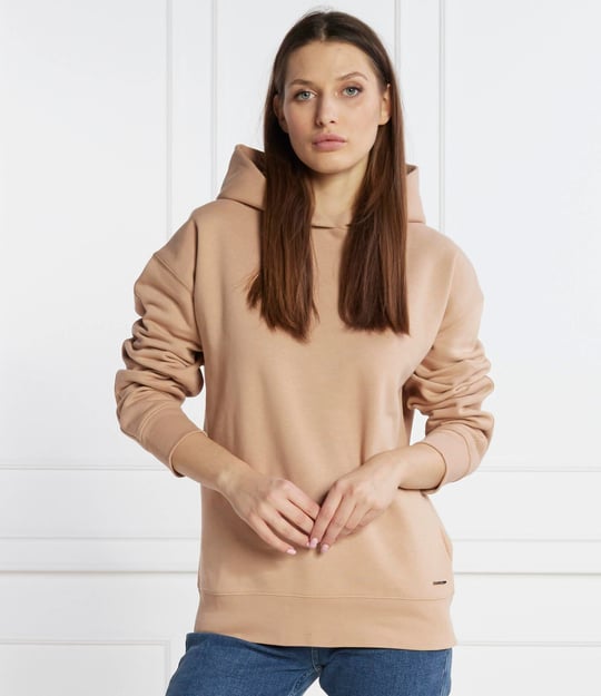 Calvin Klein Calvin Kleın Kadın Marka Logolu Pamuklu Normal Kalıp Günlük Gri Sweatshirt K20K206964-PAW