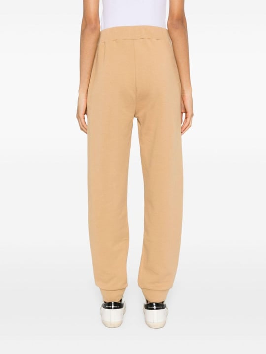 Calvin Klein Calvin Kleın Kadın Normal Belli Pamuklu Logo Desenli Bej Spor Eşofman Altı K20K207214-GC3