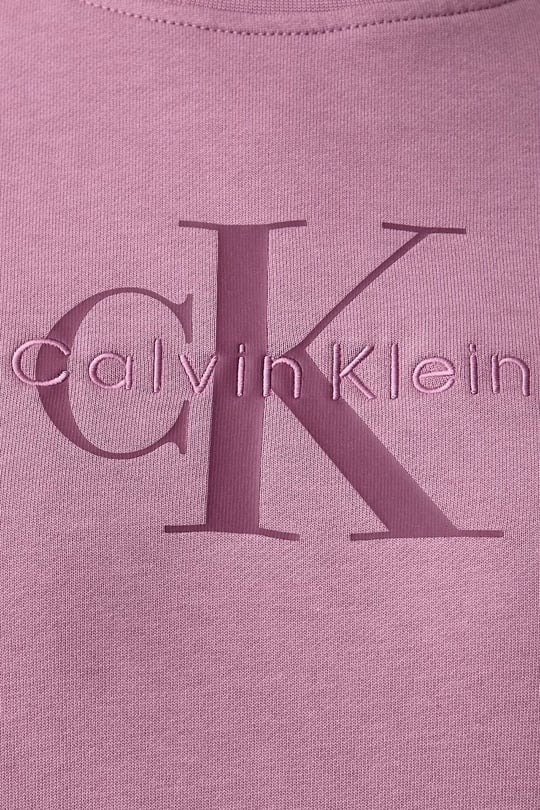 Calvin Klein Calvin Klein Kadın Pamuklu CK Logo Detaylı Uzun Kollu Lila Sweatshirt LV047B234G-VCB