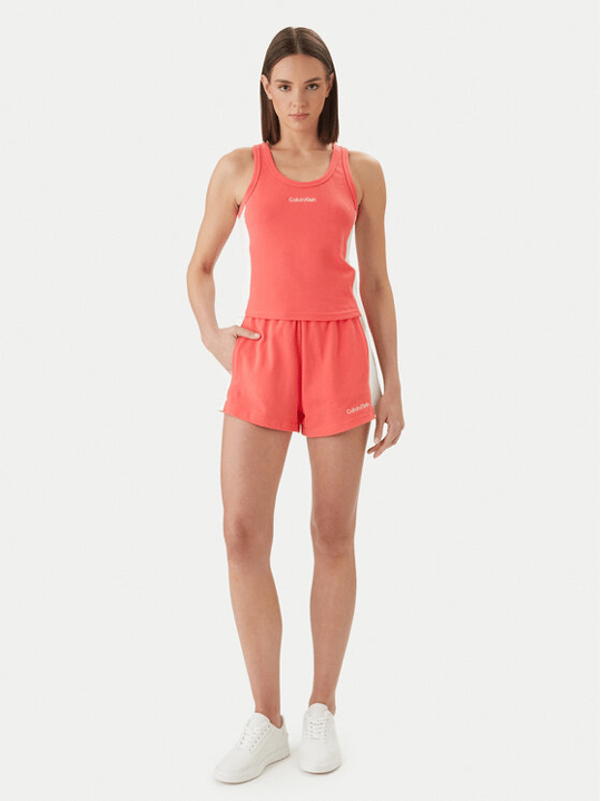 Calvin Klein Calvin Klein Kadın Pamuklu Logo Detaylı Dar Kesim Pembe Mayo LV00Q61152-XKP