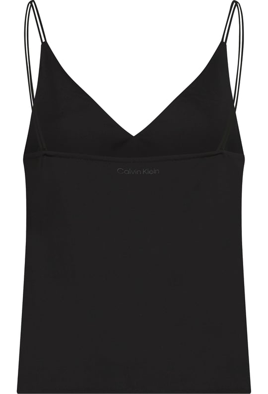 Calvin Klein Calvin Kleın Kadın Pamuklu V Yaka Regular Fit Siyah Bluz K20K203781-BEH