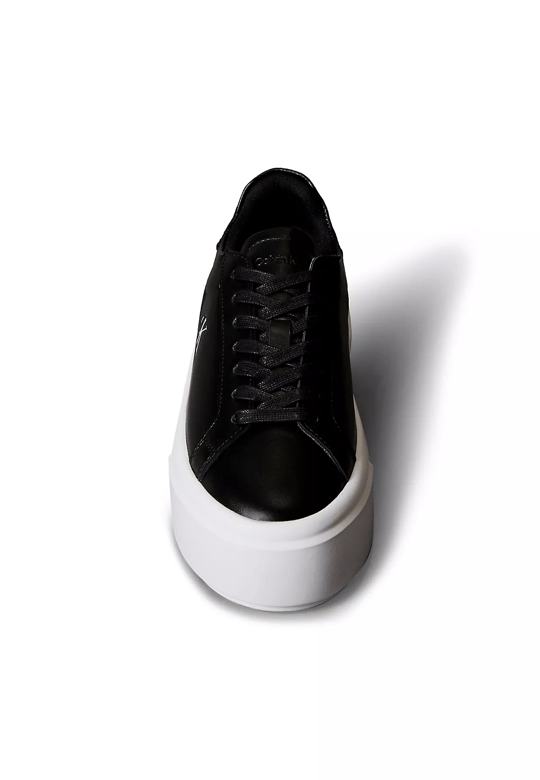 Calvin Klein Calvin Klein Kadın Platform Taban CK Logolu Deri Siyah Sneaker YW0YW01928-BEH