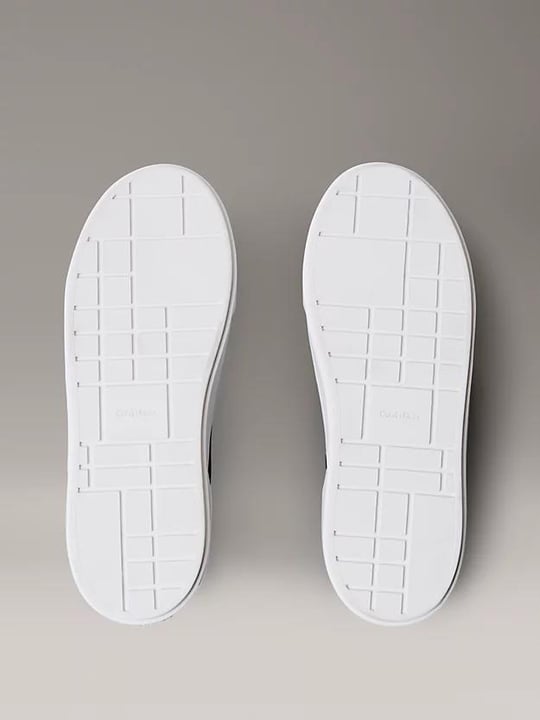 Calvin Klein Calvin Klein Kadın Platform Taban CK Logolu Deri Siyah Sneaker YW0YW01928-0GM
