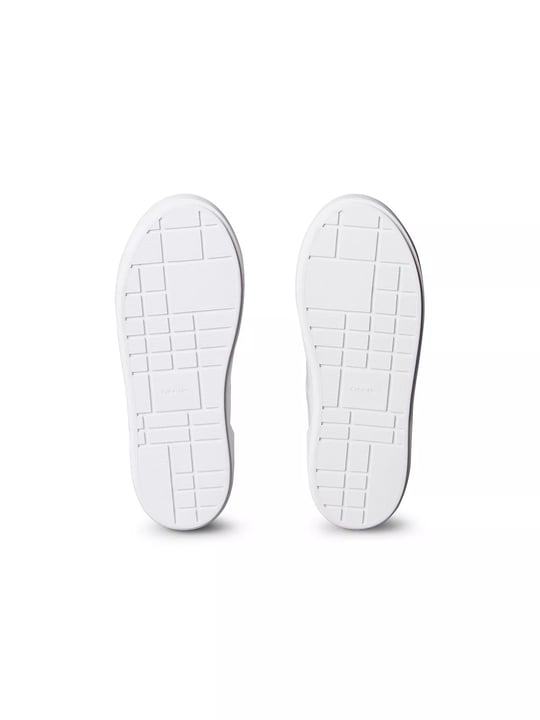 Calvin Klein Calvin Klein Kadın Platform Taban CK Logolu Deri Beyaz1 Sneaker YW0YW01928-01W
