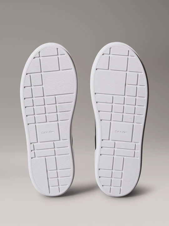 Calvin Klein Calvin Klein Kadın Platform Taban CK Logolu Deri Siyah Sneaker YW0YW01928-BEH