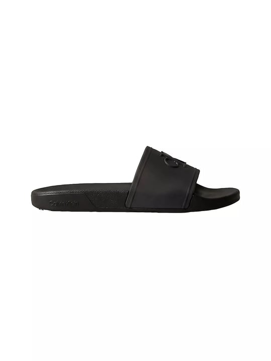 Calvin Klein Calvin Klein Kadın Rahat Taban Logo Dokulu Siyah Terlik HW0HW02959-0GJ