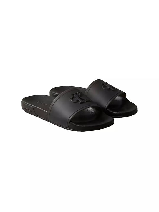 Calvin Klein Calvin Klein Kadın Rahat Taban Logo Dokulu Siyah Terlik HW0HW02959-0GJ