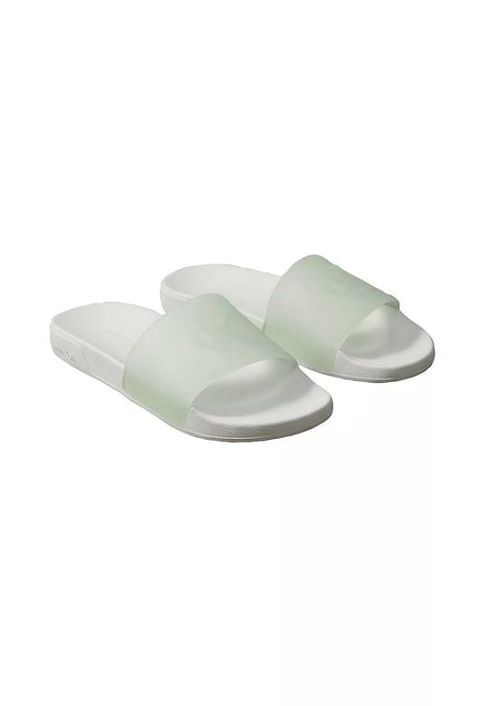 Calvin Klein Calvin Klein Kadın Rahat Taban Logo Dokulu Mavi Terlik HW0HW02959-CHE