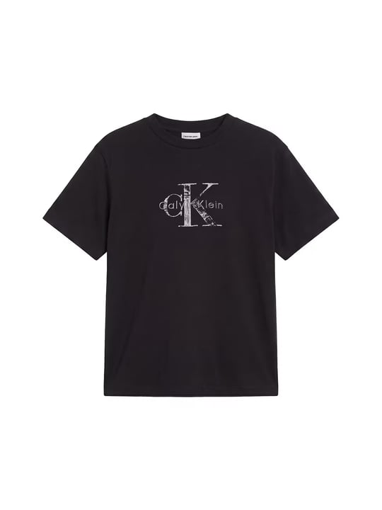 Calvin Klein Calvin Klein Kadın Regular Fit Yuvarlak Yakalı Pamuklu Logo Nakışlı Kısa Kollu Siyah T-Shirt LV047H802G-UB1