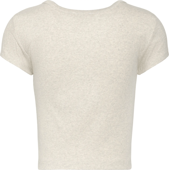 Calvin Klein Calvin Klein Kadın Slim Fit Yuvarlak Yaka Pamuklu Kısa Kollu Gri T-Shirt LV047C200G-P4P
