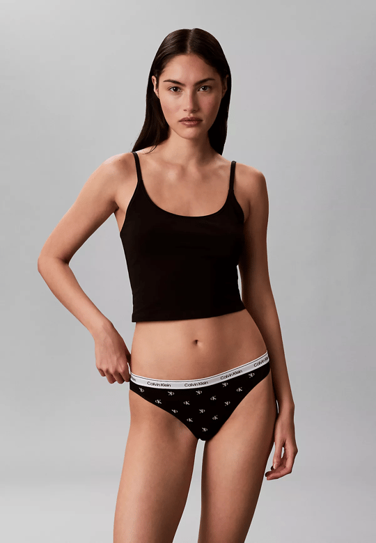 Calvin Klein Calvin Klein Kadın Slim Fit  Bel Lastikli Calvin Klein Yazılı Pembe Bikini Altı 000QD5208E-3IX