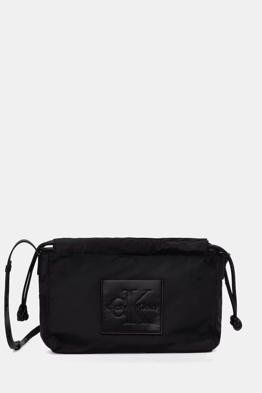 Calvin Klein Calvin Klein Kadın Tekstil Yüzey Büzgülü Kapamalı Ayarlanabilir Çapraz Askılı İç Fermuar Cepli Siyah Çanta LV04F3871G-UB1