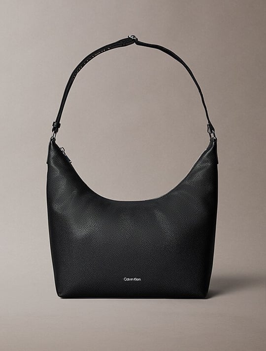 Calvin Klein Calvin Klein Kadın Üstten Tutmalı İç Fermuar Cepli Logo Şerit Askılı Siyah Çanta LV04F3891G-UB1