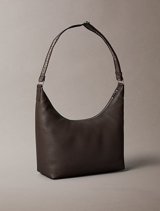 Calvin Klein Calvin Klein Kadın Üstten Tutmalı İç Fermuar Cepli Logo Şerit Askılı Kahverengi Çanta LV04F3891G-BAL