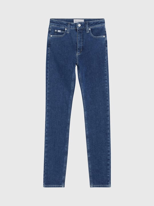 Calvin Klein Calvin Kleın Kadın Yüksek Bel Slim Rahat Lacivert Jeans J20J222214-1A4