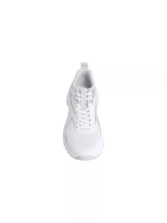 Calvin Klein Calvin Klein Kadın Yüksek ve Ortopedik Tabanlı File Detaylı Beyaz Sneaker HW0HW03140-05Y