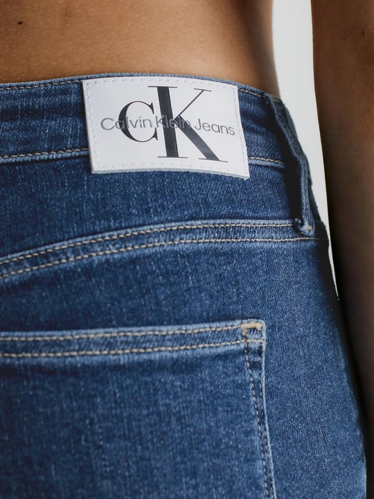 Calvin Klein Calvin Kleın Kadın Yüksek Bel Slim Rahat Lacivert Jeans J20J222214-1A4