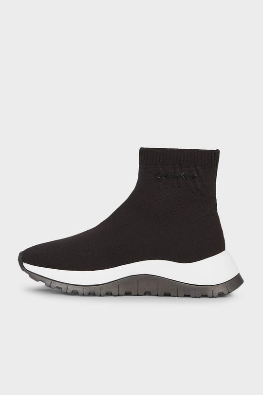 Calvin Klein Calvin Kleın Kadın Yumuşak Tabanlı Marka Logolu Rahat Siyah Sneaker HW0HW01641-BEH