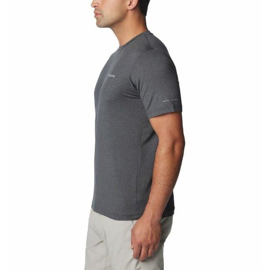 Columbia Columbia Erkek Pamuklu Marka Logolu Yazlık Günlük Kullanım Siyah T-Shirt 2074581-011
